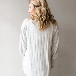 Project Social T Rumi Heathered Wide Rib Tunic Clothing