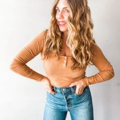 Lush Clothing Better In Butter Run Long Sleeve