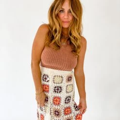 POL Clothing New Arrivals Picnic In The Park Skirt