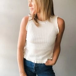 Hem & Thread Chasing Frills Top