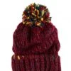 Icco Accessories Clothing Breaking Burgundy Pom Beanie