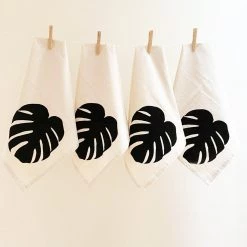 Havyn Monstera Organic Cotton Napkins Clothing