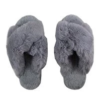 LUV Fashion Shoes Just Chill Furry Slipper