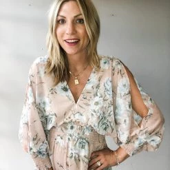 Love Stitch Savannah Floral Mini Dress Clothing