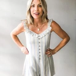Dress Forum Maddie Stripe Romper