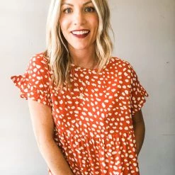 Pinch Been Spotted Babydoll Dress Clothing