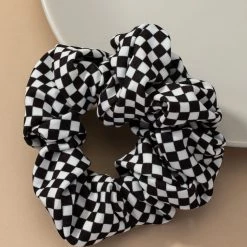 La3accessories All Checked Out Scrunchie
