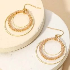 Anarchy Street Clothing Setting Sun Hoop Earring