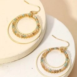 Anarchy Street Clothing Setting Sun Hoop Earring