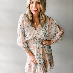 Love Stitch Savannah Floral Mini Dress Clothing