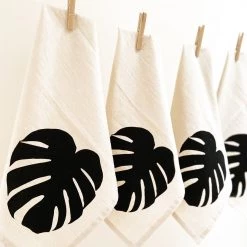 Havyn Monstera Organic Cotton Napkins Clothing