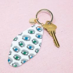 The Sis Kiss Motel Keychains