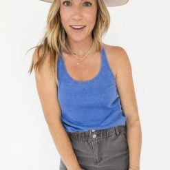 Chaser Brand New Arrivals Chaser Strappy Racerback Tank