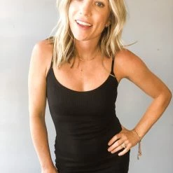 Dress Forum Clothing Ribbed Knit Mini Dress