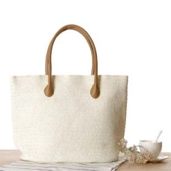 ROMSHE Woven Beach Bag