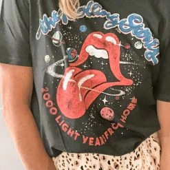 Daydreamer Rolling Stones Galaxy Boyfriend Tee