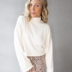 Project Social T Ren Mock Neck Cozy