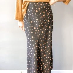 Ces Femme Clothing Speckled Midi Skirt