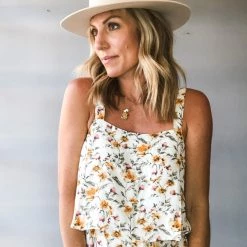 Saltwater Luxe Gwen Crop Tank Clothing