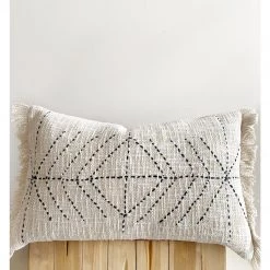 Bali Harvest Arrow Fringe Cushion Cover