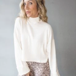 Project Social T Ren Mock Neck Cozy