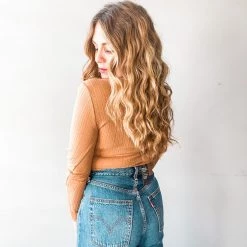 Lush Clothing Better In Butter Run Long Sleeve