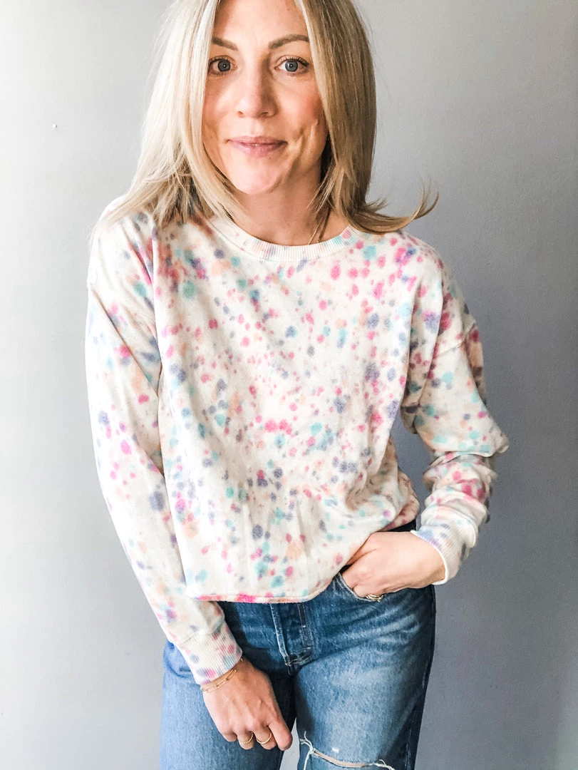 Trend Notes Clothing Confetti Pullover 3 Trend Notes Clothing Confetti Pullover