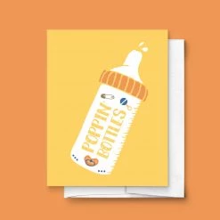 Parcel Island New Arrivals Poppin Bottles Card