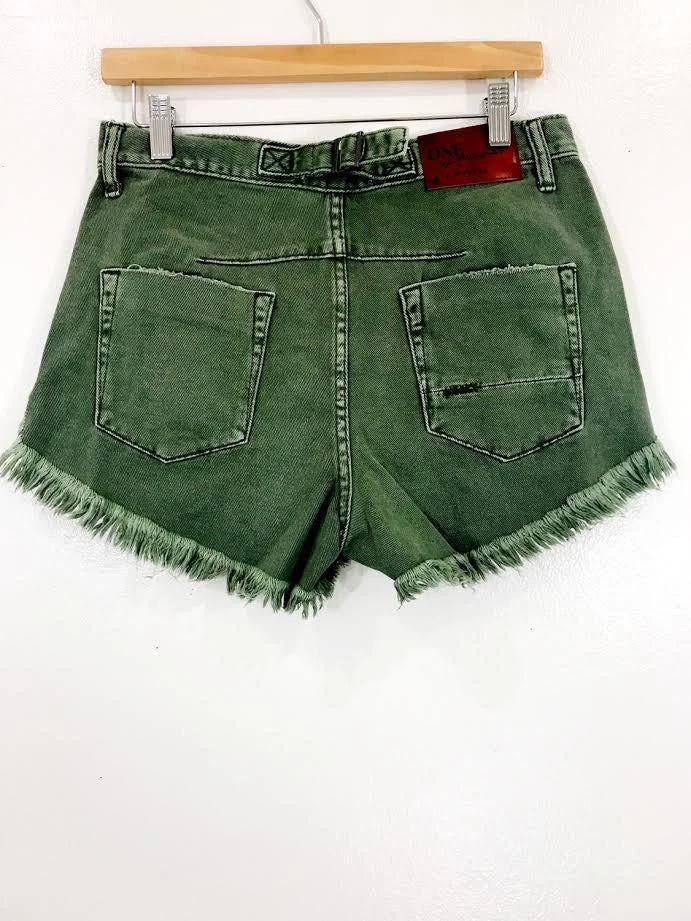 Clothing One Teaspoon Le Wolves Mid Length Shorts 3 Clothing One Teaspoon Le Wolves Mid Length Shorts