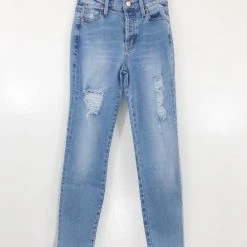 Clothing Level 99 Skylar Seamed High Rise Step Hem