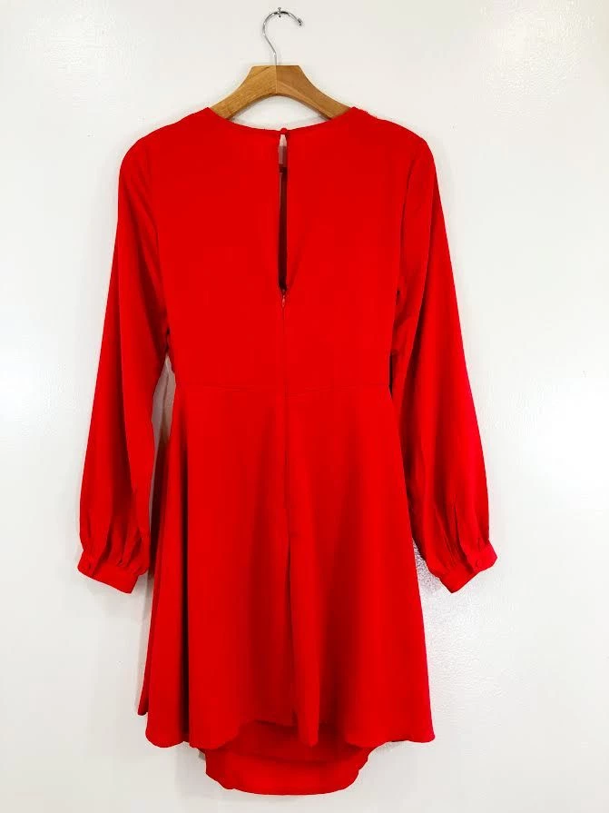 Wild Honey Tie Front Peak A Boo Dress Clothing 4 Wild Honey Tie Front Peak A Boo Dress Clothing