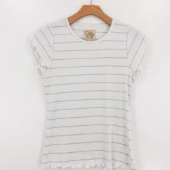 Chaser Brand Chaser Baby Rib Crew Neck Tee Clothing