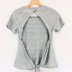 Chaser Brand Clothing Chaser Cropped Open Back Tee