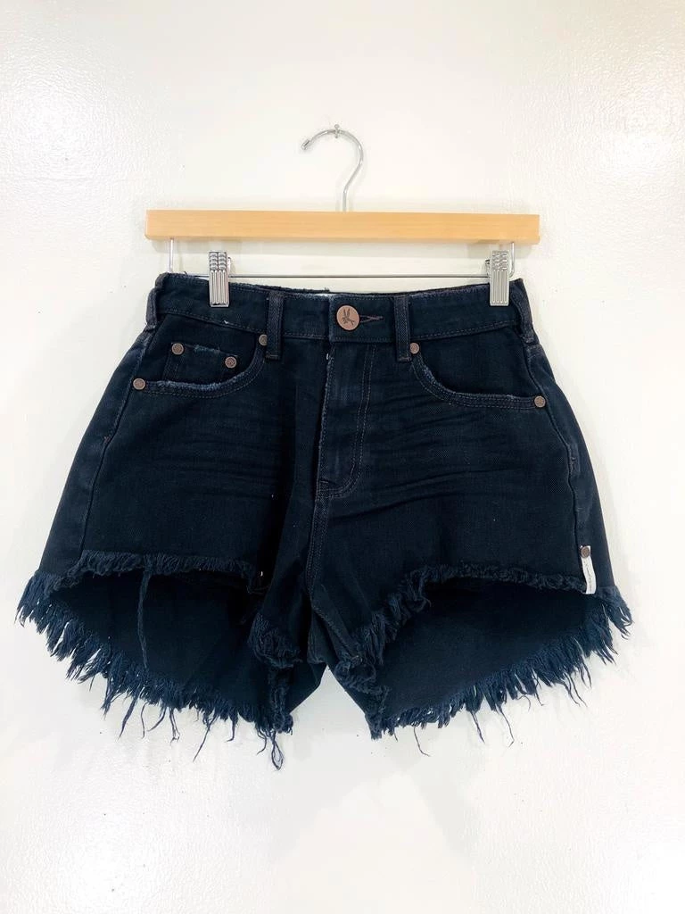 Clothing One Teaspoon Mid Rise Trucker Shorts 3 Clothing One Teaspoon Mid Rise Trucker Shorts