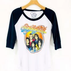 Chaser Brand Chaser Aerosmith Baseball Tee Clothing
