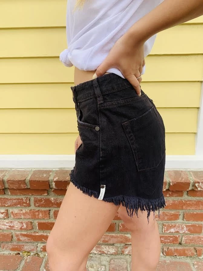 Clothing One Teaspoon Mid Rise Trucker Shorts 2 Clothing One Teaspoon Mid Rise Trucker Shorts