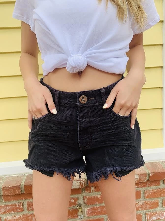 Clothing One Teaspoon Mid Rise Trucker Shorts 1 Clothing One Teaspoon Mid Rise Trucker Shorts