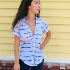 Clothing Chaser Brand Gauzy Button Down