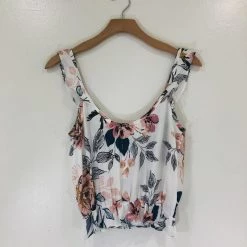 Clothing Saltwater Luxe Malea Floral Ruffle Tank 8 Clothing Saltwater Luxe Malea Floral Ruffle Tank