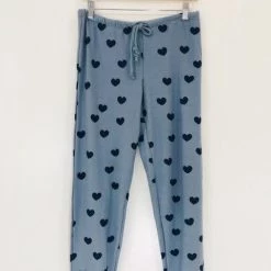 Chaser Brand Blue Hearts Cozy Knit Pant