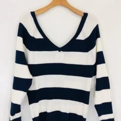 Chaser Brand Chaser Ribbed Double V Raglan Pullover Clothing