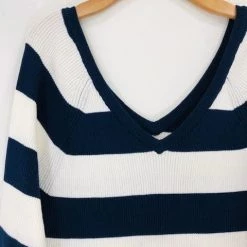 Chaser Brand Chaser Ribbed Double V Raglan Pullover Clothing