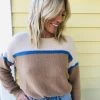 Lush Clothing Lush Color Block Knit Sweater