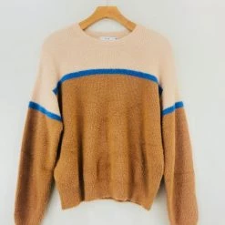 Lush Clothing Lush Color Block Knit Sweater