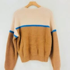 Lush Clothing Lush Color Block Knit Sweater