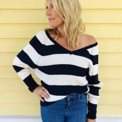 Chaser Brand Chaser Ribbed Double V Raglan Pullover Clothing