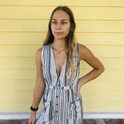 Clothing Saltwater Luxe Fall Stripe Jumpsuit