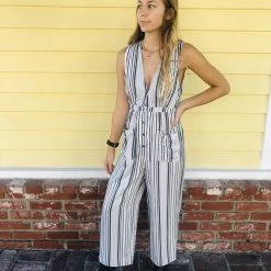 Clothing Saltwater Luxe Fall Stripe Jumpsuit