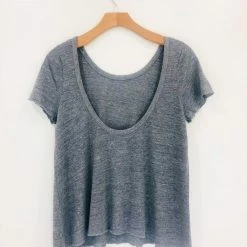 Chaser Brand Chaser Scoop Back Flouncy Tee