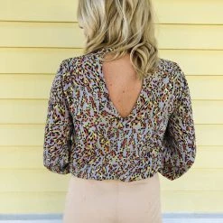 Lush Clothing Lush Dawn Floral Blouse